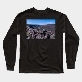 Chawalauna Overlook at Wild Rivers Recreation New Mexico 3 Long Sleeve T-Shirt